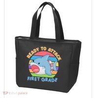 Ready To Attack First Grade Funny Shark Tote Bag thumb 3