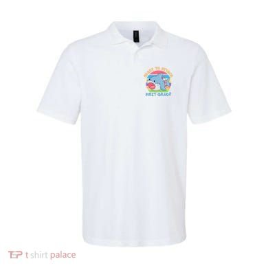 Ready To Attack First Grade Funny Shark Polo