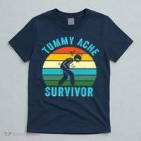 Retro Tummy Ache Survivor Vintage Stomachache IBS Funny T-Shirt thumb 5