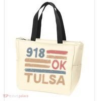 Retro Tulsa Area Code 918 Residents State Oklahoma Tote Bag thumb 3