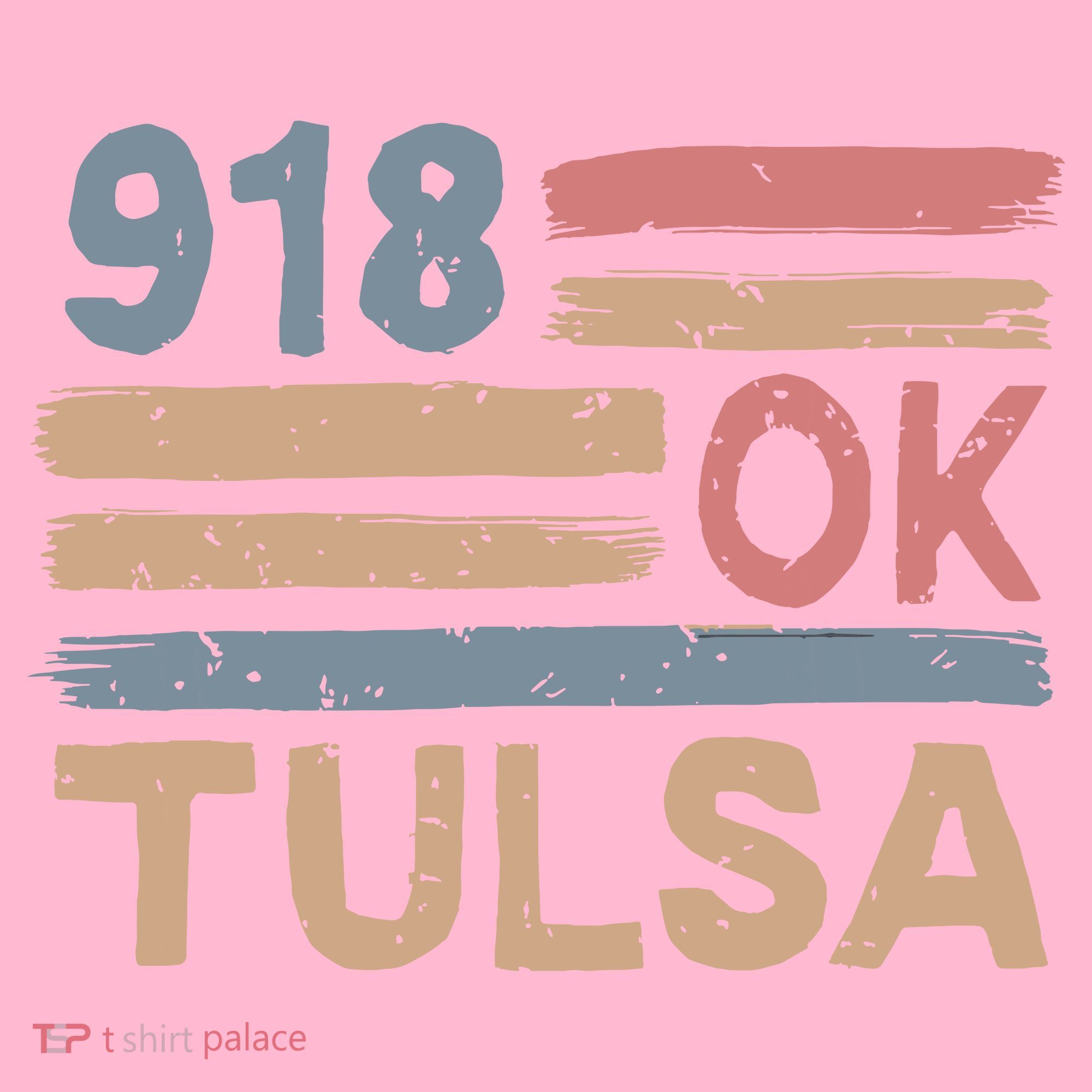 Retro Tulsa Area Code 918 Residents State Oklahoma Coaster