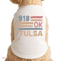Retro Tulsa Area Code 918 Residents State Oklahoma Doggie Tank thumb 0
