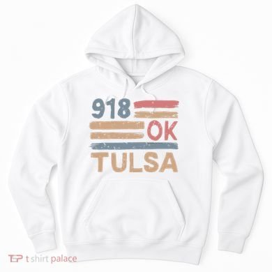 Retro Tulsa Area Code 918 Residents State Oklahoma Hoodie