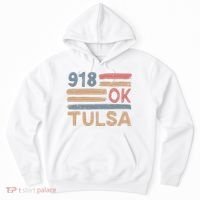 Retro Tulsa Area Code 918 Residents State Oklahoma Hoodie thumb 0