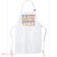 Retro Tulsa Area Code 918 Residents State Oklahoma Apron thumb 0