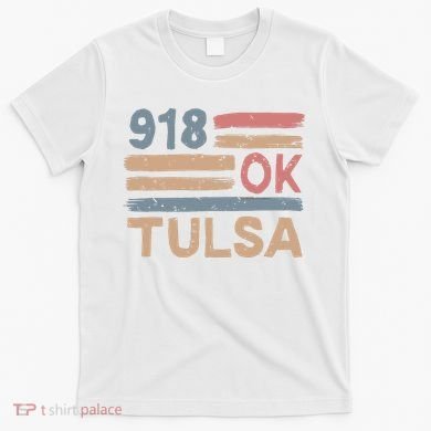 Retro Tulsa Area Code 918 Residents State Oklahoma T-Shirt