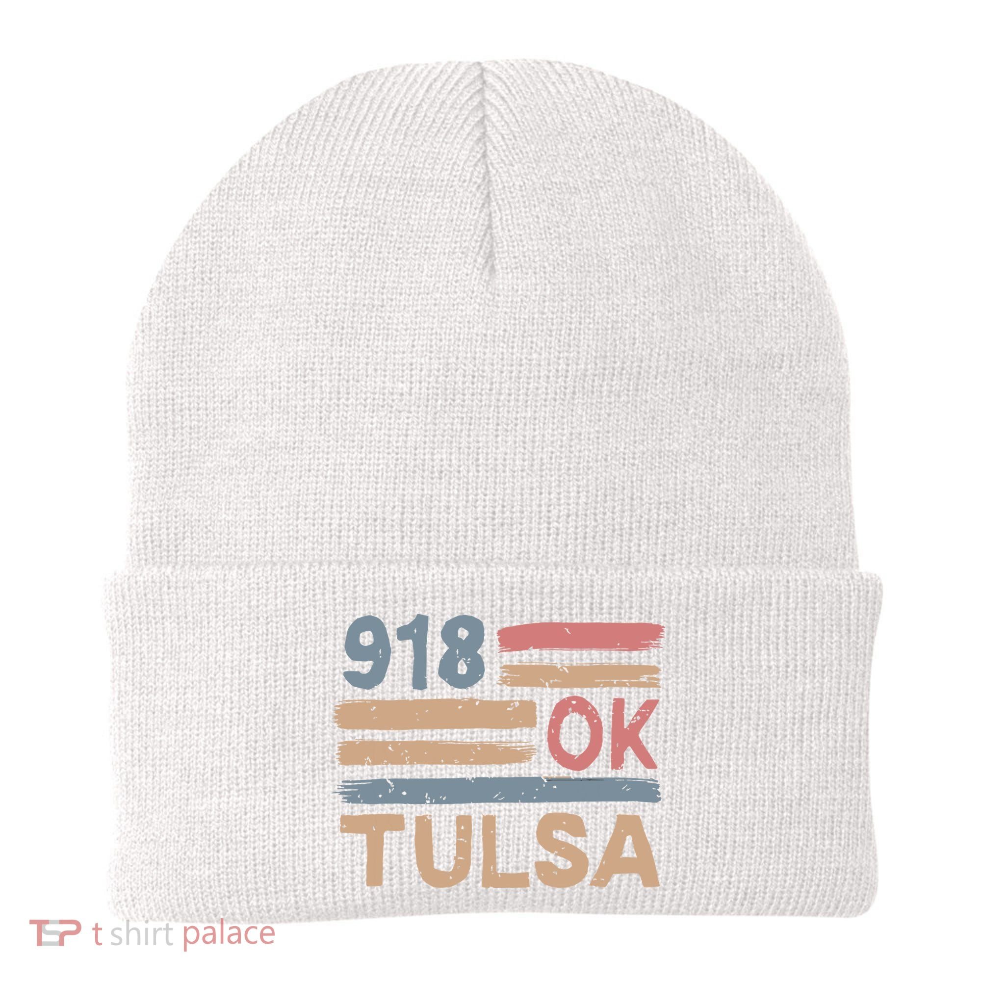 Retro Tulsa Area Code 918 Residents State Oklahoma Beanie