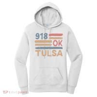 Retro Tulsa Area Code 918 Residents State Oklahoma Women's Hoodie thumb 0