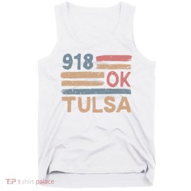 Retro Tulsa Area Code 918 Residents State Oklahoma Tank Top
