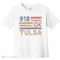 Retro Tulsa Area Code 918 Residents State Oklahoma Toddler T-Shirt thumb 0