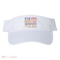 Retro Tulsa Area Code 918 Residents State Oklahoma Visor thumb 0