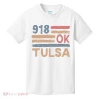 Retro Tulsa Area Code 918 Residents State Oklahoma Kids T-Shirt thumb 0