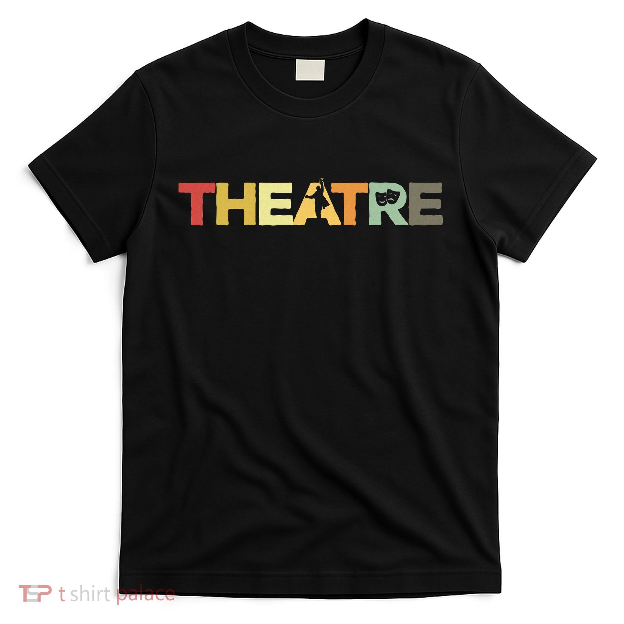 Retro Theatre Actor Rehearsal Vintage Drama Theater T-Shirt