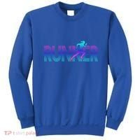 Runner Track And Field Cross Country Female Marathon Running Gift Sweatshirt thumb 0