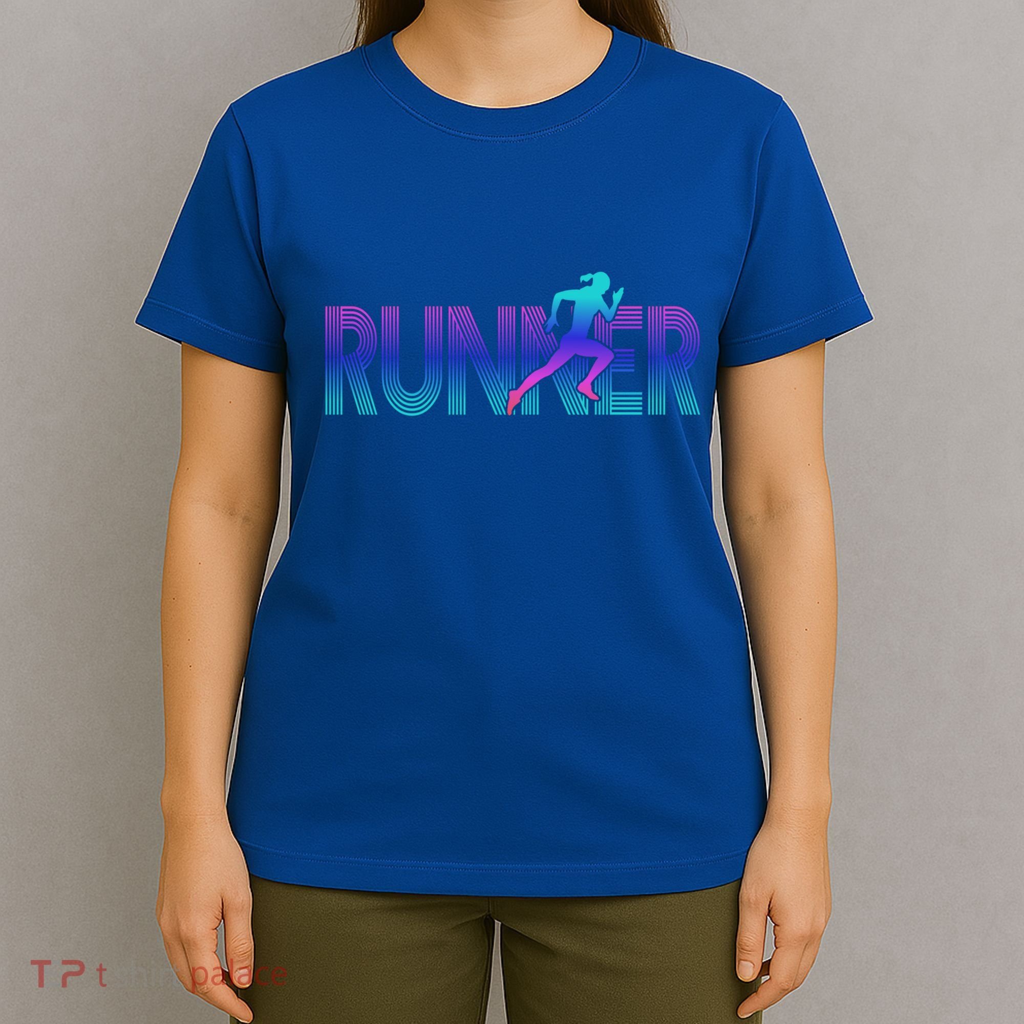 Runner Track And Field Cross Country Female Marathon Running Gift T-Shirt