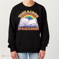 Retro Take A Look It's In A Book Reading Fan Women's Sweatshirt thumb 0