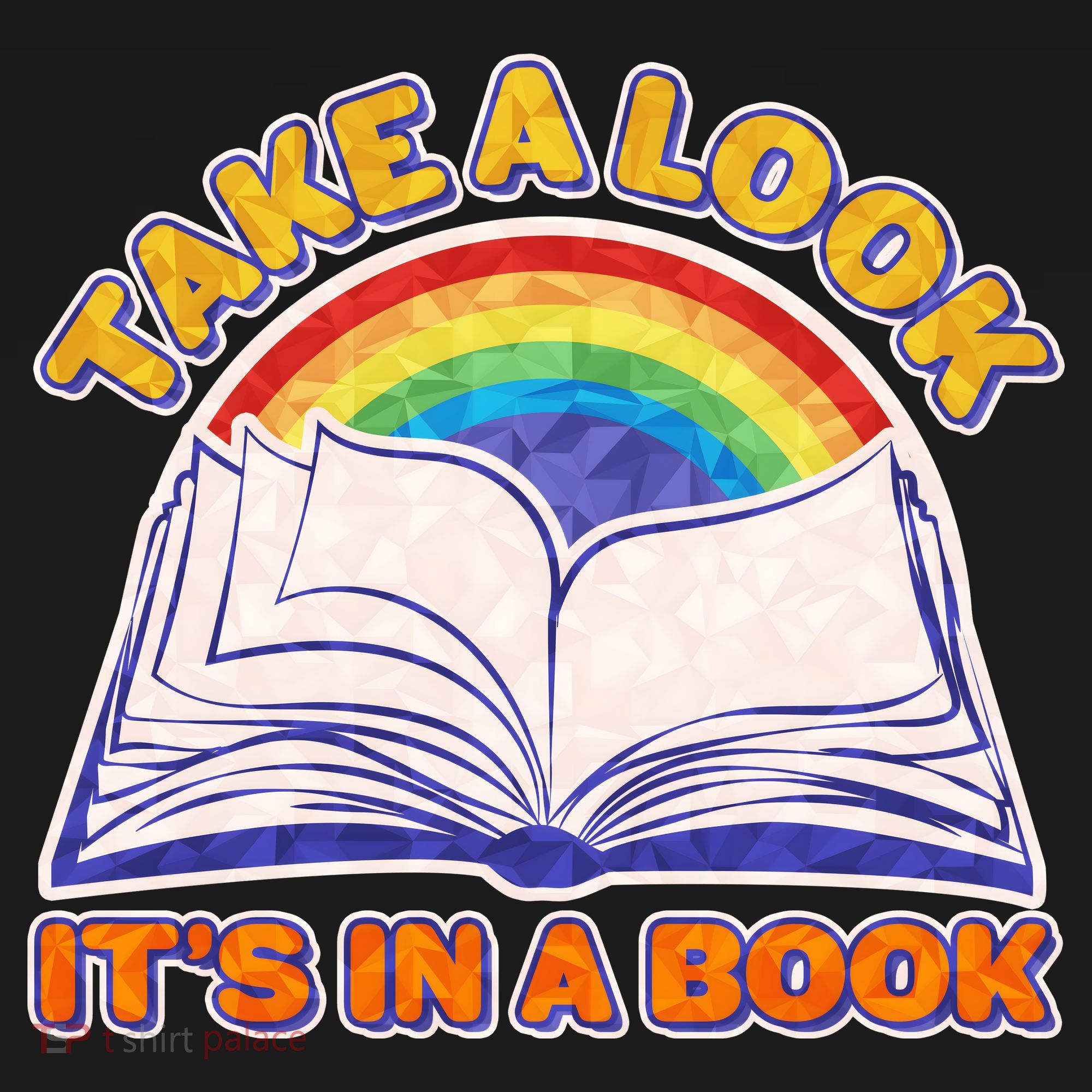 Retro Take A Look It's In A Book Reading Fan Doggie Tank