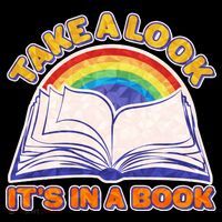 Retro Take A Look It's In A Book Reading Fan Coffee Mug thumb 5