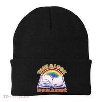 Retro Take A Look It's In A Book Reading Fan Beanie thumb 0