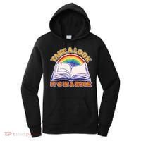 Retro Take A Look It's In A Book Reading Fan Women's Hoodie thumb 0