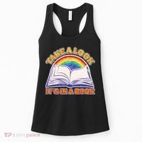 Retro Take A Look It's In A Book Reading Fan Women's Tank Top thumb 0