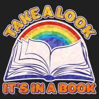 Retro Take A Look It's In A Book Reading Fan Hat thumb 2
