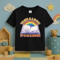 Retro Take A Look It's In A Book Reading Fan Toddler T-Shirt thumb 3