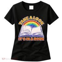 Retro Take A Look It's In A Book Reading Fan Women's T-Shirt thumb 0