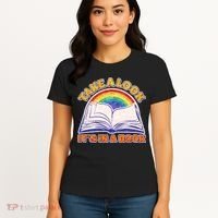 Retro Take A Look It's In A Book Reading Fan Women's T-Shirt thumb 4