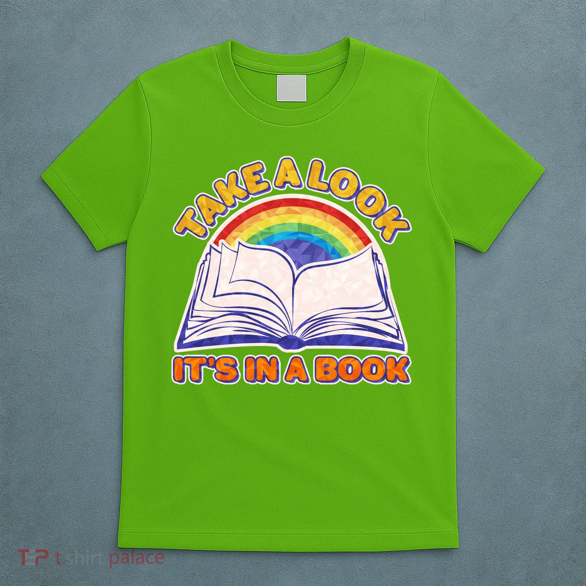 Retro Take A Look It's In A Book Reading Fan T-Shirt