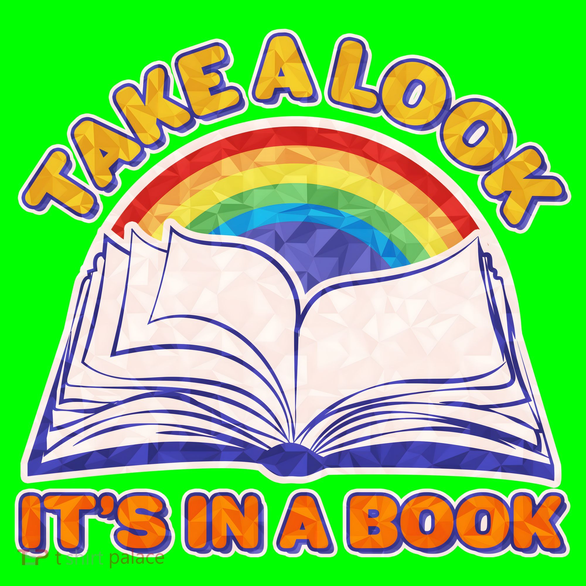 Retro Take A Look It's In A Book Reading Fan Coaster