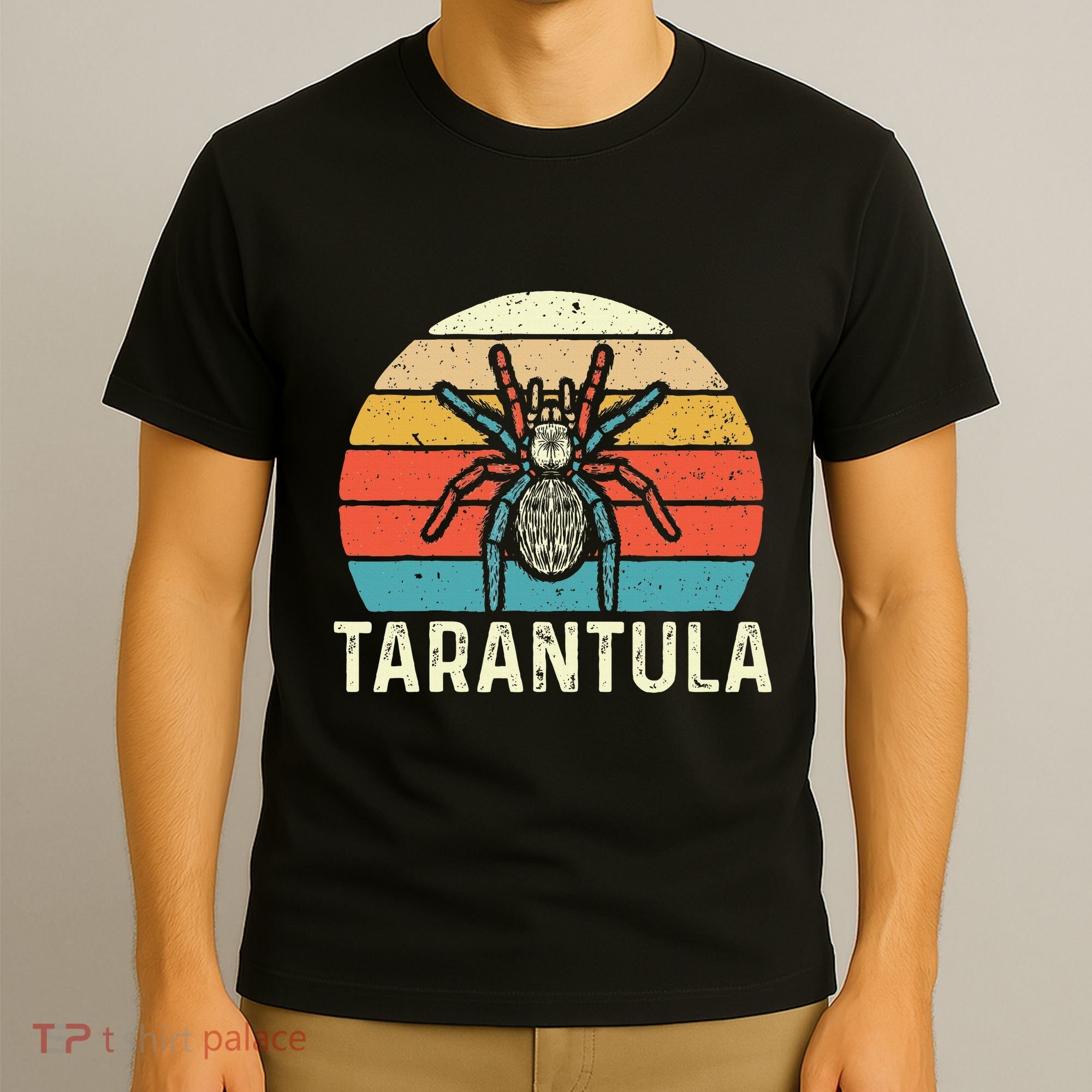 Retro Tarantula Arthropod Arachnid Arachnophile Spider T-Shirt