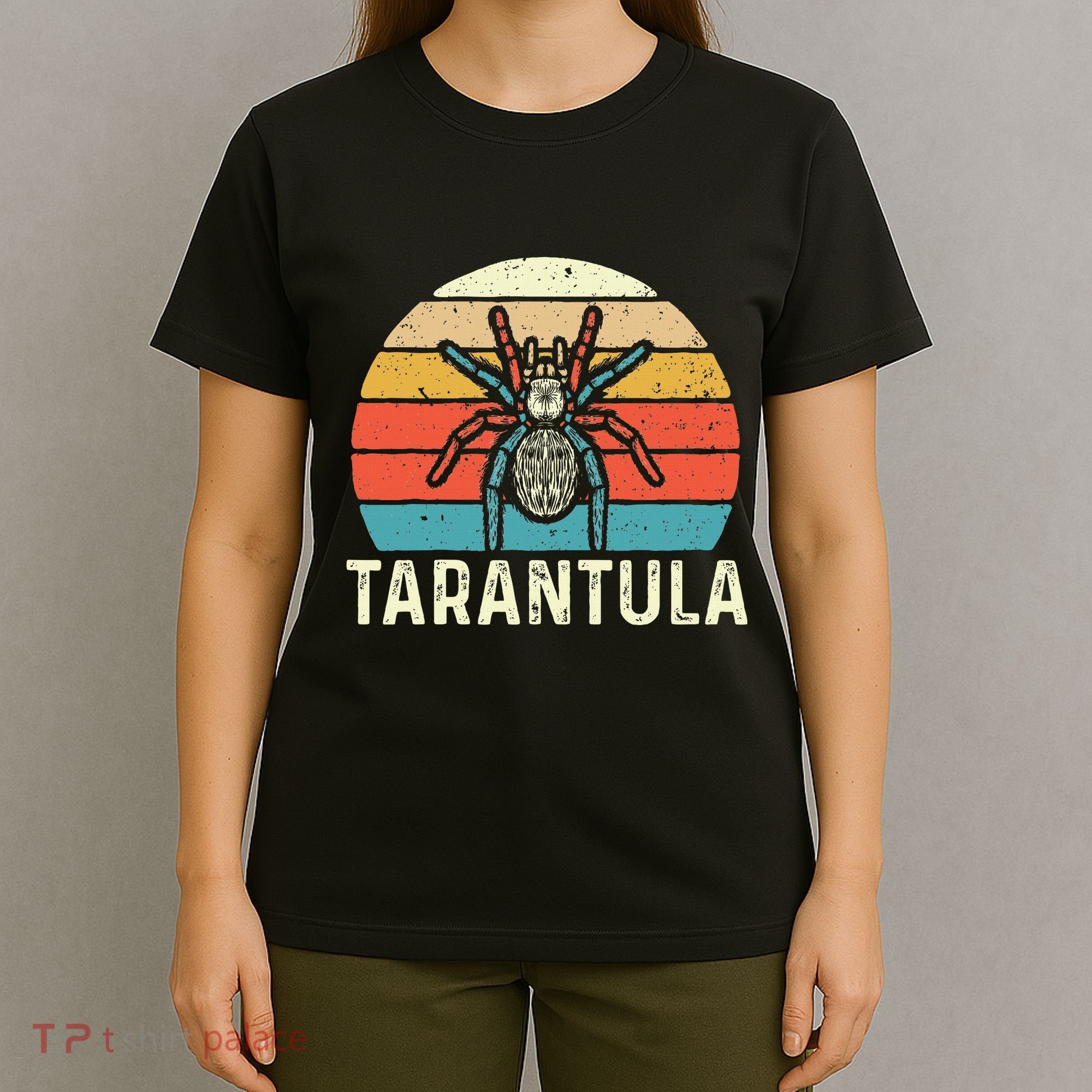 Retro Tarantula Arthropod Arachnid Arachnophile Spider T-Shirt