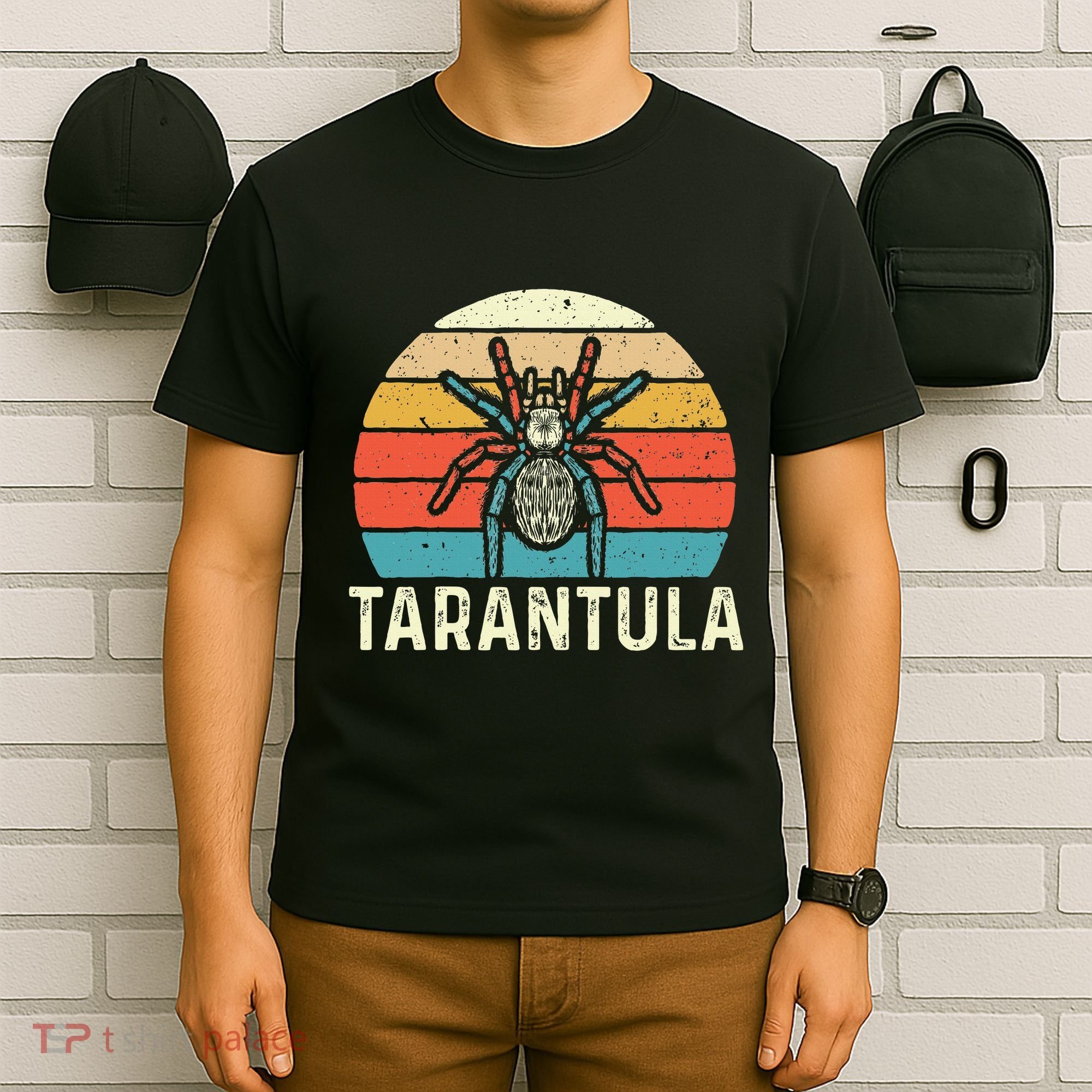 Retro Tarantula Arthropod Arachnid Arachnophile Spider T-Shirt