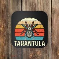 Retro Tarantula Arthropod Arachnid Arachnophile Spider Coaster thumb 0