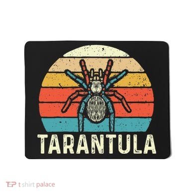 Retro Tarantula Arthropod Arachnid Arachnophile Spider Mousepad