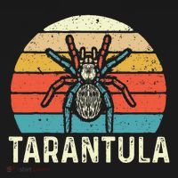Retro Tarantula Arthropod Arachnid Arachnophile Spider Mousepad thumb 1