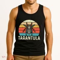 Retro Tarantula Arthropod Arachnid Arachnophile Spider Tank Top thumb 3