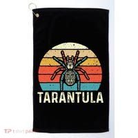 Retro Tarantula Arthropod Arachnid Arachnophile Spider Golf Towel thumb 0