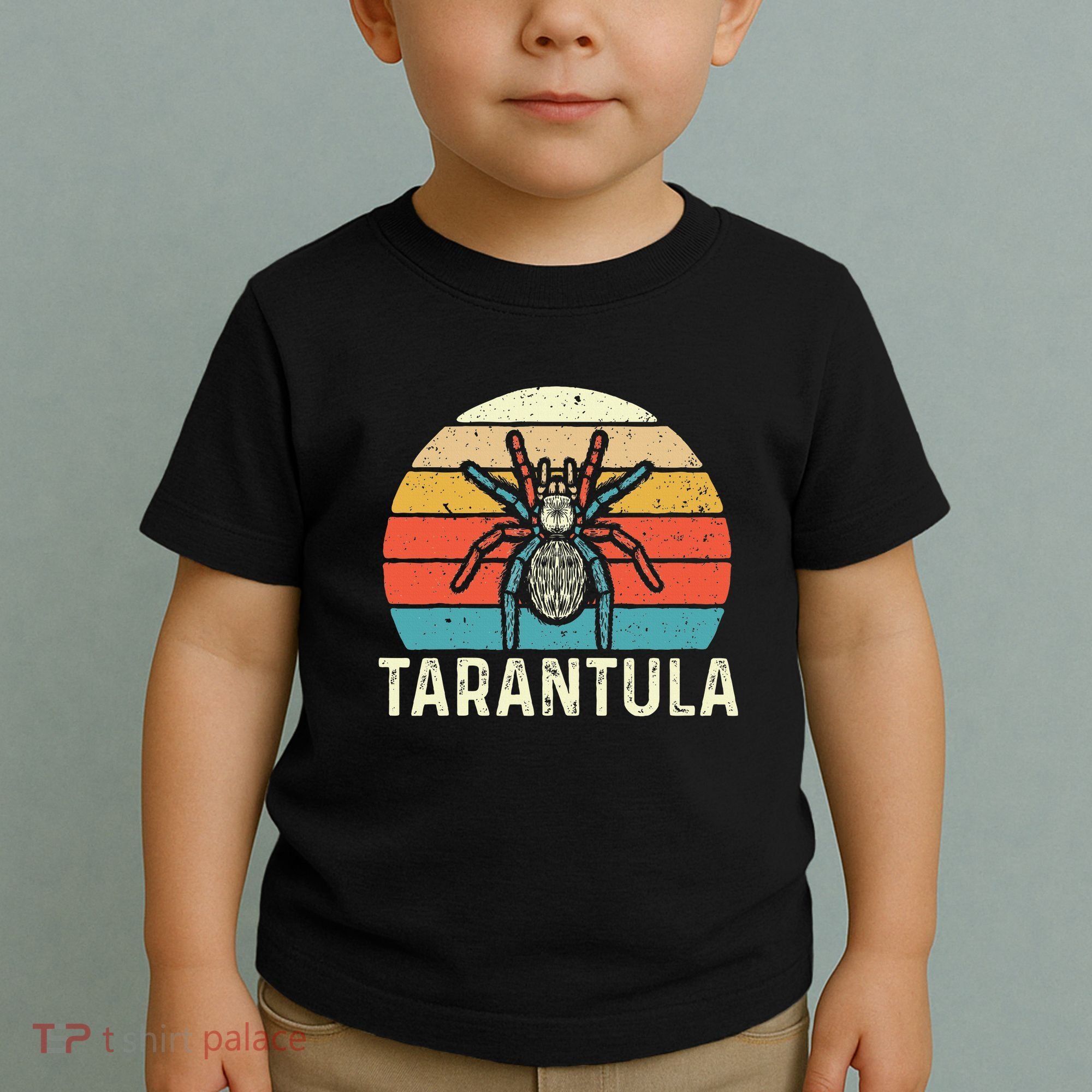 Retro Tarantula Arthropod Arachnid Arachnophile Spider Toddler T-Shirt