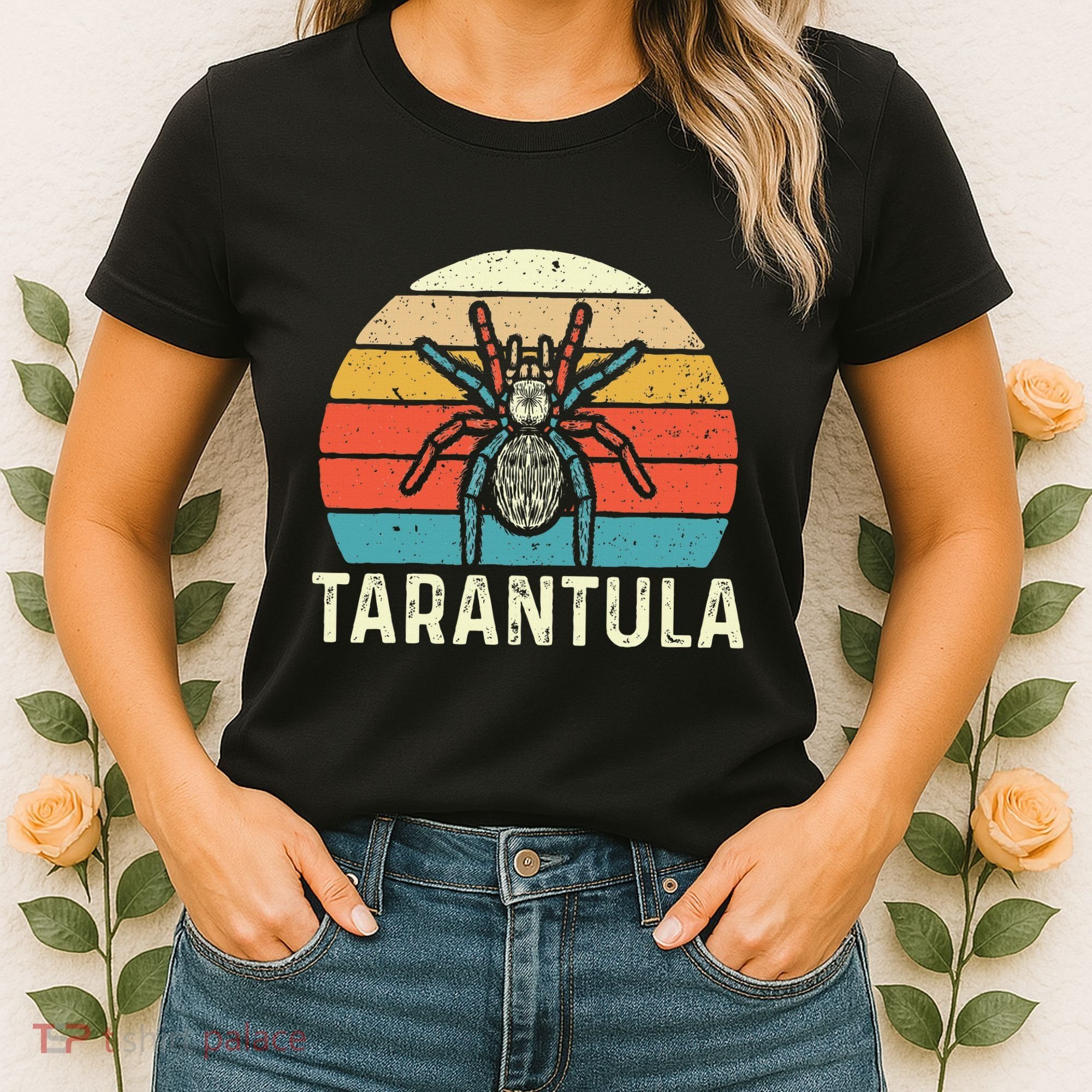 Retro Tarantula Arthropod Arachnid Arachnophile Spider Women's T-Shirt