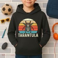 Retro Tarantula Arthropod Arachnid Arachnophile Spider Kids Hoodie thumb 2