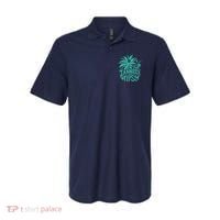 Retro Tanned And Tipsy Beach Summer Vacation Funny Polo thumb 0