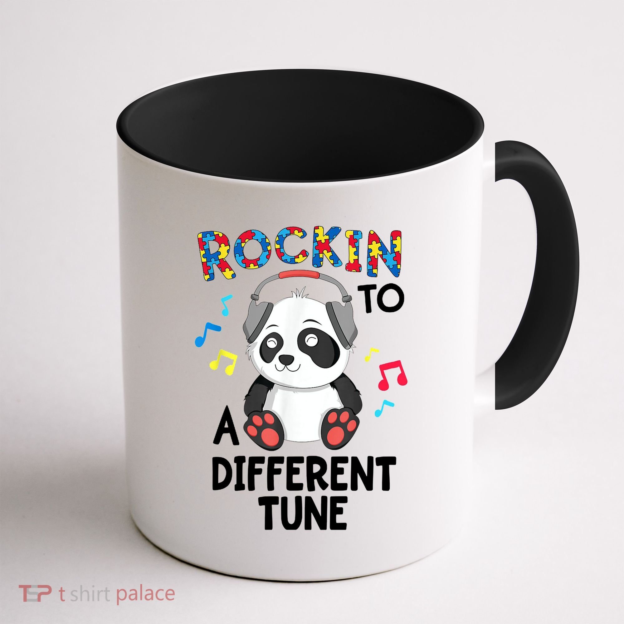 Rockin To A Different Tune Autism Awarness Coffee Mug