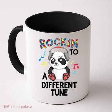 Rockin To A Different Tune Autism Awarness Coffee Mug