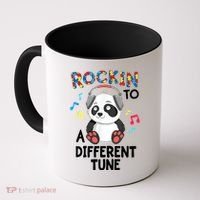 Rockin To A Different Tune Autism Awarness Coffee Mug thumb 0