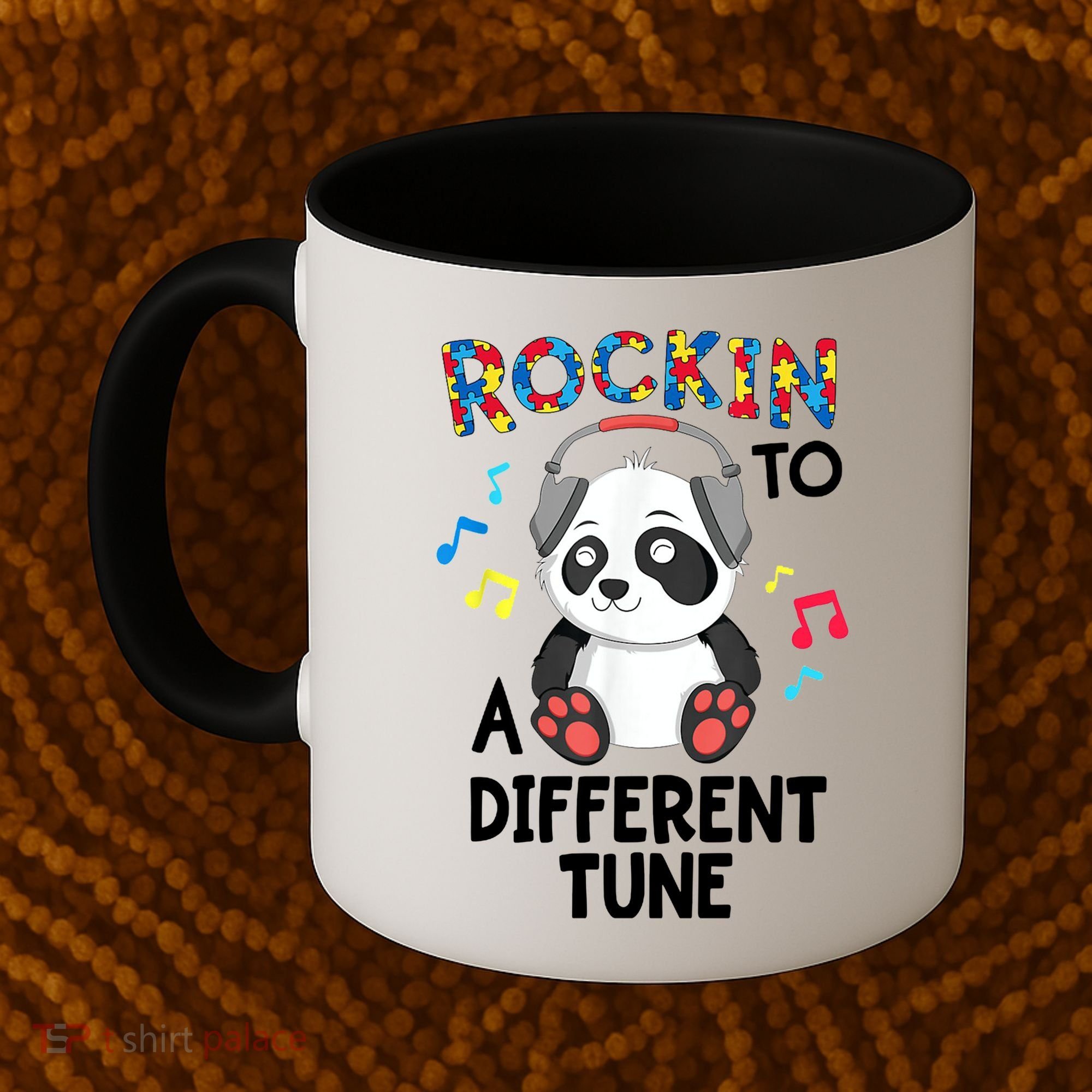 Rockin To A Different Tune Autism Awarness Coffee Mug