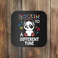 Rockin To A Different Tune Autism Awarness Coaster thumb 0