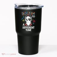 Rockin To A Different Tune Autism Awarness Tumbler thumb 0