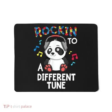 Rockin To A Different Tune Autism Awarness Mousepad